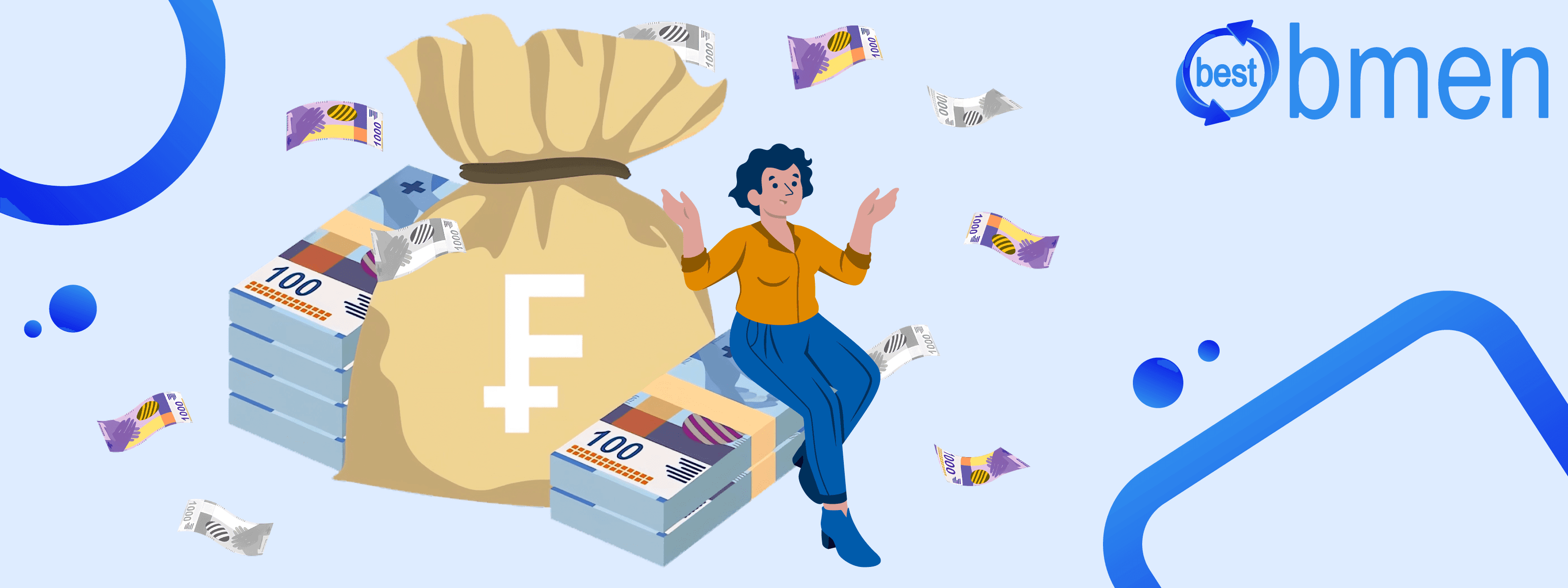 Получите швейцарские франки наличными в Цюрихе